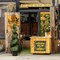 Green Artificial Boxwood Spiral Tree 4ft Indoor Outdoor Decor PVC Wood Trunk